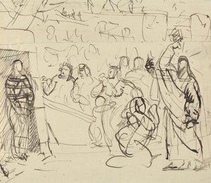 Étude de la résurrection de Lazare - Benjamin Robert Haydon