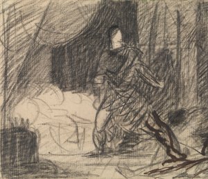 Le meurtre de Duncan - Macbeth avec le corps (et Lady Macbeth approchant)