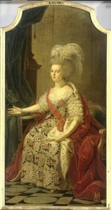 Frédérique Sophie Wilhelmine de Prusse (1751-1820), épouse du prince Guillaume V - Benjamin Samuel Bolomey