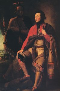 Colonel Guy Johnson et Karonghyontye Capitaine David Hill, 1776 - Benjamin West
