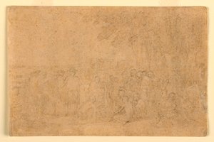 Dessin, Esquisse pour le "Traité de Penn", 1772 - Benjamin West