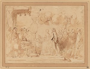 George III reprenant le pouvoir royal en 1789