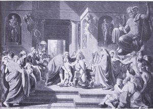 Hannibal jurant une inimitié éternelle à Rome - Benjamin West