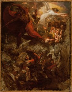 Pharaon et son armée perdus dans la mer Rouge, 1792 et après 1800 - Benjamin West