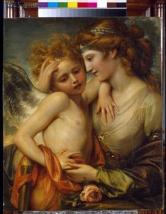 Vénus consolant Cupidon piqué par une abeille