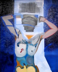Homme libre, 2006 (huile et acrylique sur toile) - Benoit Erwann Boucherot