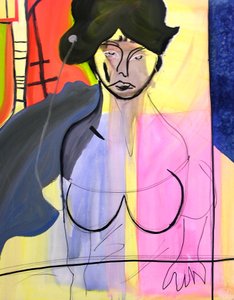 Miss N. 1, 2000 (huile sur toile)