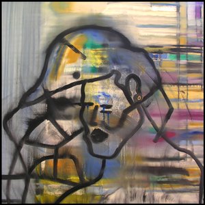 Surautoportrait 1, 2003 (huile sur toile) - Benoit Erwann Boucherot