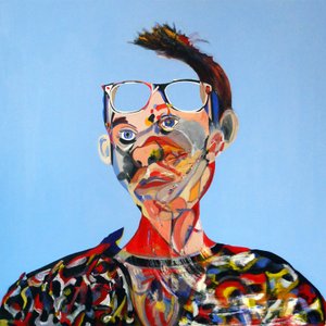 Surautoportrait bleu, 2016 (oil on canvas) - Benoit Erwann Boucherot