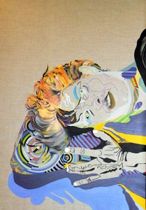 Surportrait : Hippolyte, acte 2, 2016 (oil on canvas) - Benoit Erwann Boucherot