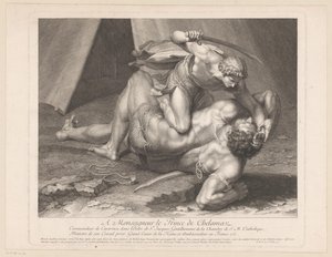 David décapite Goliath - Benoît Audran (I)