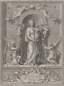 Madone de Lorette, dans une niche avec un ange de chaque côté, 1650-1724 - Benoît Farjat