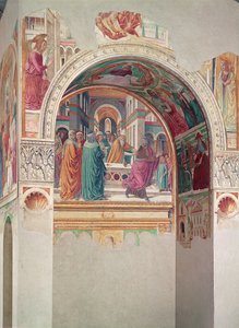Tabernacle de la Visitation : Expulsion de Joachim du Temple, 1491