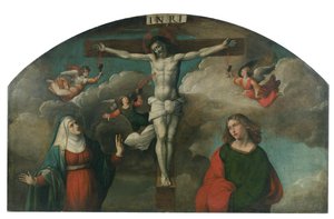 Crucifixion avec la Vierge et Saint Jean-Baptiste