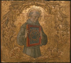 Saint Bernardin, possiblement 1474 - Benvenuto di Giovanni