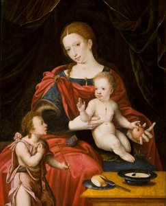 Vierge et enfant avec Jean-Baptiste enfant