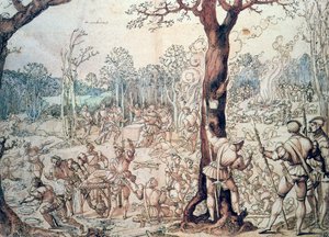 La partie de chasse, 16e siècle
