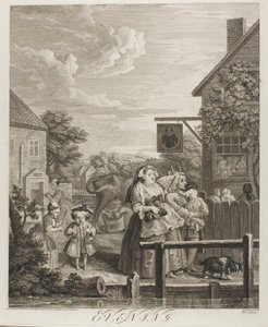 Soir, planche trois de Les Quatre Moments de la Journée