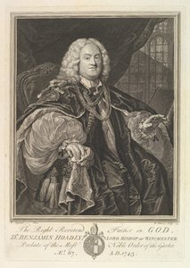 Le Révérend Père en Dieu, Dr. Benjamin Hoadly, évêque de Winchester, prélat..., 1743