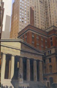 Vue de Wall Street - Bernard Boutet de Monvel