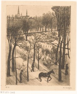 Vondelpark en hiver