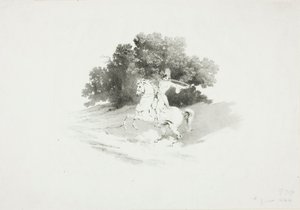 Trompettiste à cheval