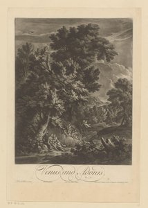 Vénus et Adonis - Bernard Lens (II)