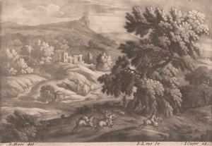 Paysage avec cavalier