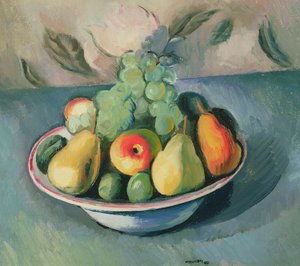 Nature morte de fruits dans un bol