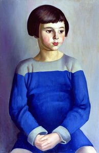 Enfant en bleu