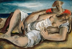 Amoureux sur la plage