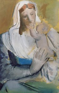 Mère et enfant - Bernard Meninsky