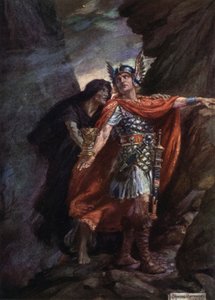 Scène de Rabbi Ben Ezra par Robert Browning - Bernard Partridge
