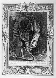 Ixion en Tartare sur la roue, 1733