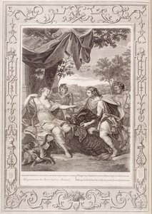 Méléagre présente la tête du sanglier à Atalante, 1731