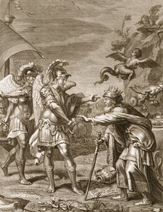 Phinée est délivré des Harpies par Calaïs et Zétès, 1731 - Bernard Picart