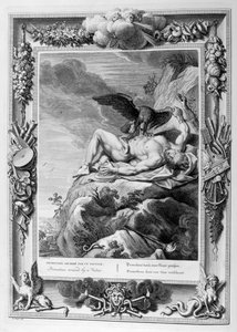 Prométhée torturé par un vautour, 1733 - Bernard Picart