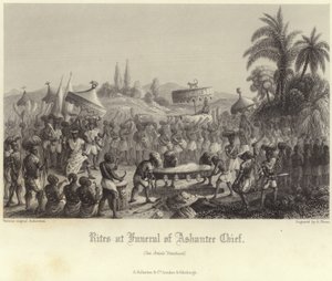 Rites aux funérailles du Chef Ashantee - Bernard Picart