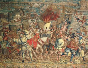 Bataille de Pavie - Bernard van (after) Orley