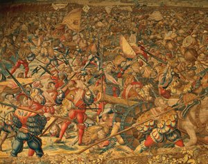 Bataille de Pavie en 1525 - Bernard van (after) Orley