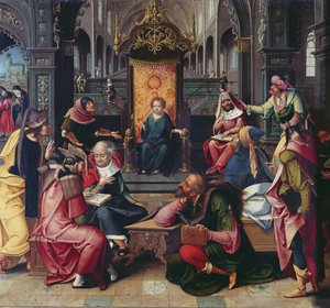 Christ dans le temple