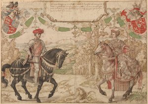 Comte Jan Johann IV de Nassau et sa femme Maria, comtesse de Loon et Heinsberg, vers 1530