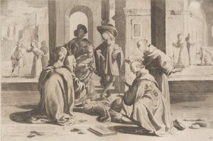 Épisode 25 : À Rome, Saint Bernardino guérit un jeune homme malade, Épisode 26 : Saint Bern..., 1610-39