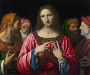 Le Christ et les docteurs de la loi Peinture de Bernardino Luini (1481-1532), vers 1515-1530