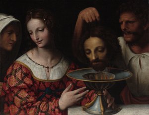 Salomé avec la tête de saint Jean-Baptiste - Bernardino Luini