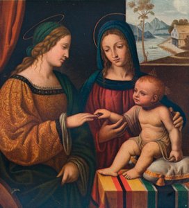 Le Mariage Mystique de Sainte Catherine, vers 1520, 1911