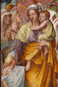 Femme et enfants (détail)