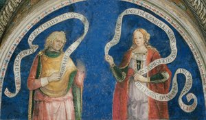 Le prophète Ézéchiel et la sibylle cimmérienne