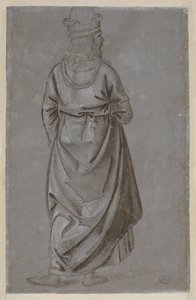 Un homme vu de dos - Bernardino di Betto Pinturicchio
