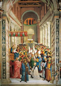 Couronnement du pape Pie II (détail)
